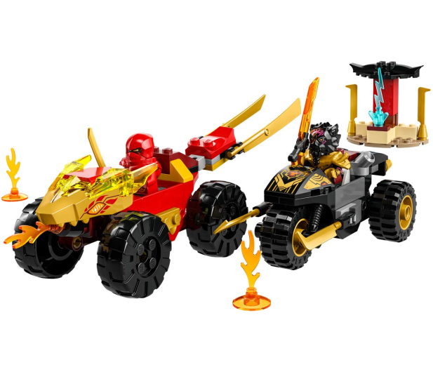 LEGO Ninjago 71789 Bitwa samochodowo-motocyklowa Kai vs. Ras - 1144467 - zdjęcie 9